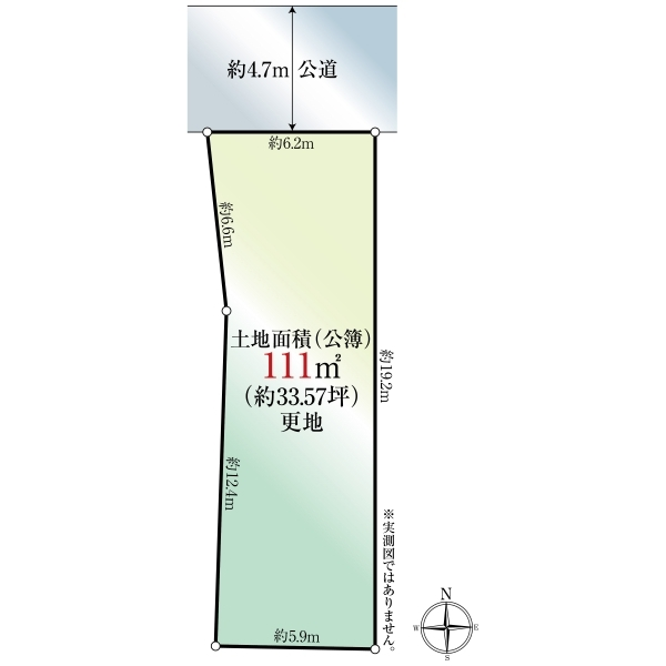 八尾市東山本町４丁目 区画図