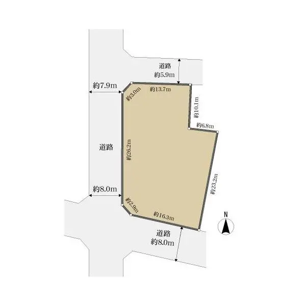 名古屋市西区押切2丁目 間取図