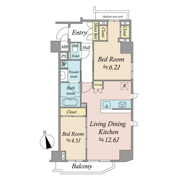 クレイシア・ヴァースクレイシアIDZ王子 間取図