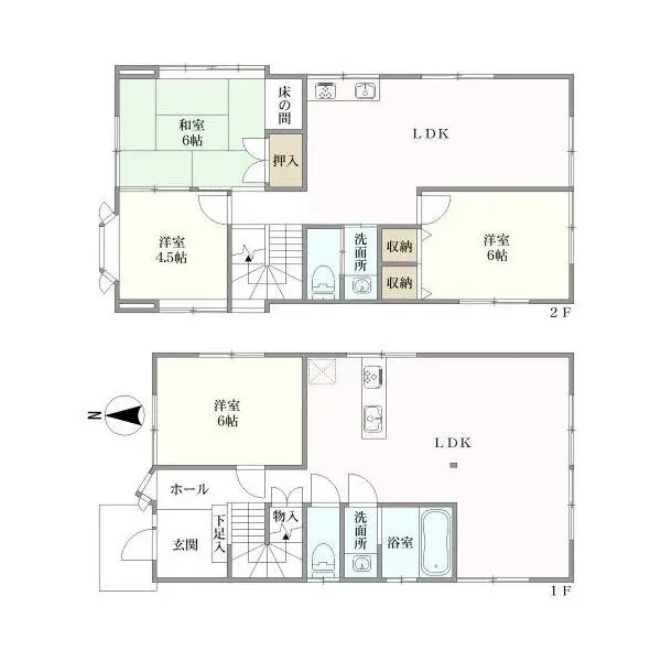 名古屋市名東区猪子石１丁目 間取図