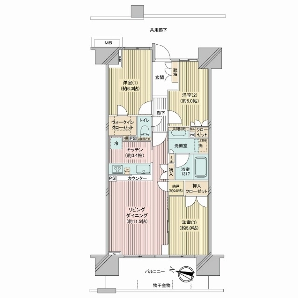 オハナ相武台 間取図