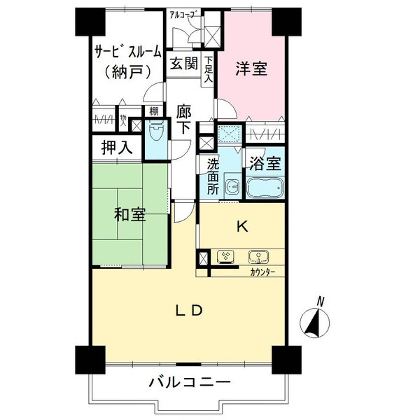 ライオンズプラザ大宮 間取図