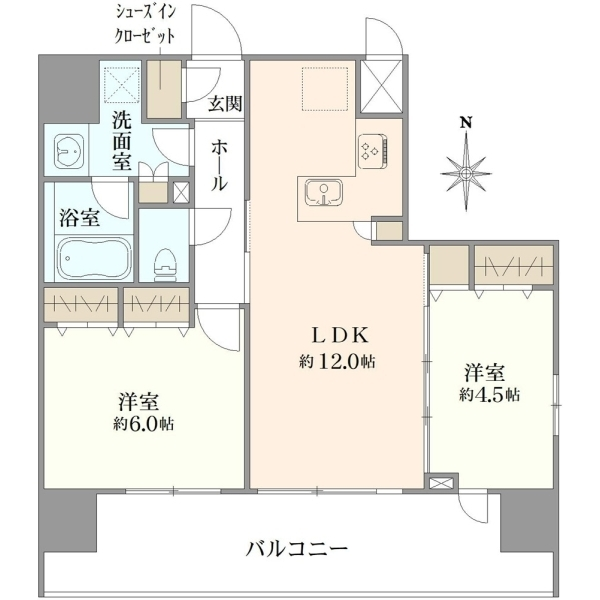 パレ・ド・ルピナス南千住ＩＩＩ 間取図