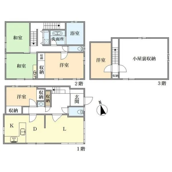 横浜市青葉区あざみ野４丁目 間取図
