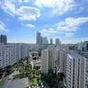 プライヴブルー東京 建物の合間から運河を望みます