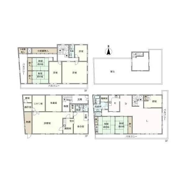 京都市山科区音羽千本町 間取図