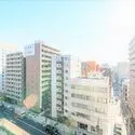 クレヴィア日本橋浜町公園 8階南東角住戸の為、眺望・陽当たり・通風良好