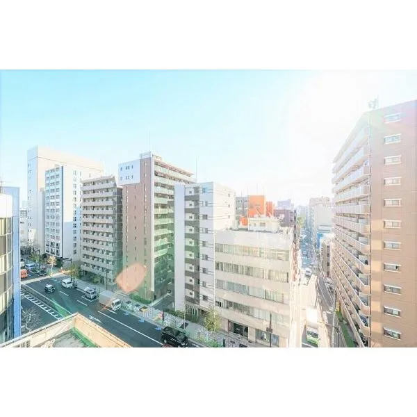 クレヴィア日本橋浜町公園 8階南東角住戸の為、眺望・陽当たり・通風良好