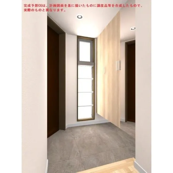 アイキャナルメイツ豊洲 住まいの第一印象を美しく整える、明るく上品な玄関