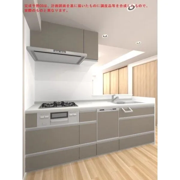 アイキャナルメイツ豊洲 収納力と使いやすさを備えた、機能的なシステムキッチン