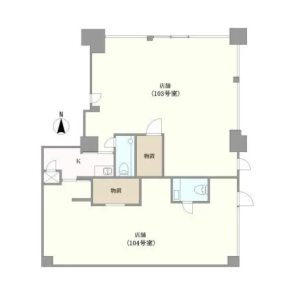 河原町スカイマンション 間取図