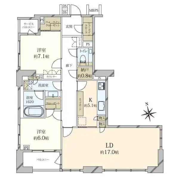 アトラス麻布台 間取図