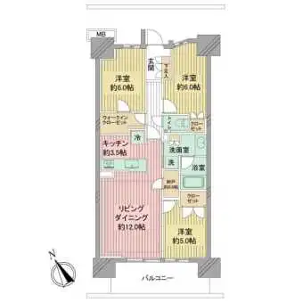 ファミリークローゼットや納戸等、収納豊富な間取りが魅力です