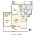 ブランズ麻布狸穴町 間取図