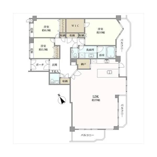 フィエルテ磯子台 間取図