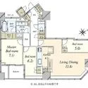 ブリリア一番町 間取図