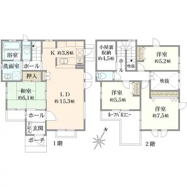 柏市東柏１丁目 間取図