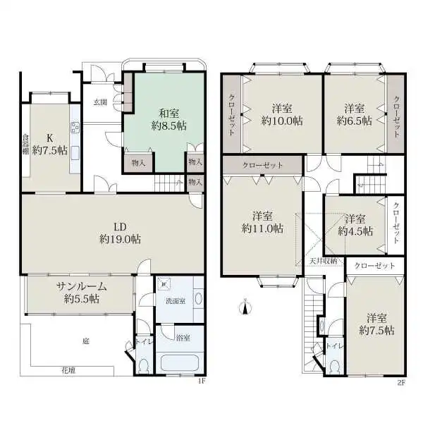 京都市右京区西院寿町 間取図