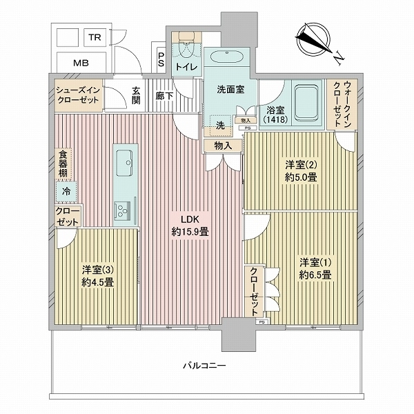 ブリリア有明シティタワー 間取図