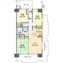 グリーンコーポ緑橋 間取図