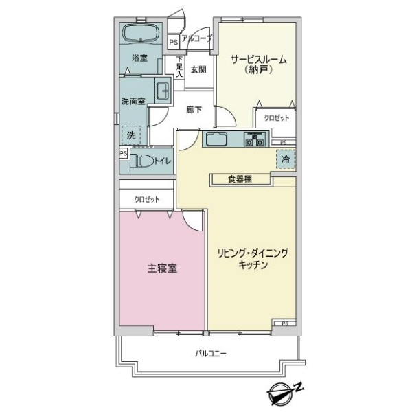 パルシティ徳丸二号棟・三号棟 間取図