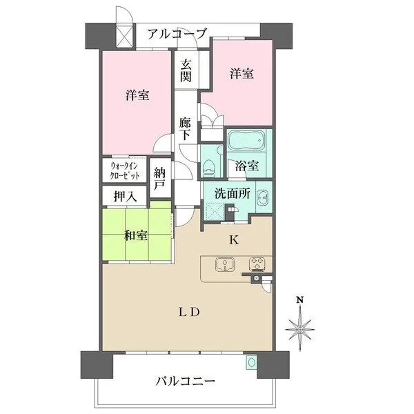 BELISTA吹田山手町 間取図