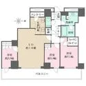 ルネッサンスタワー上野池之端 間取図