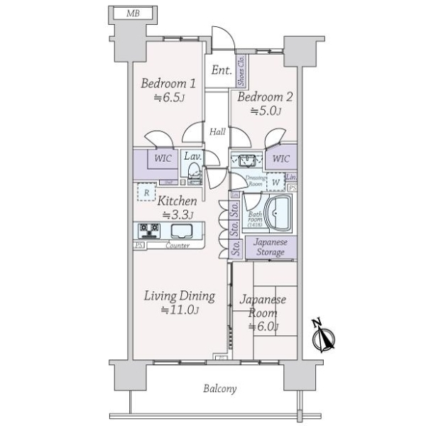 ビー・サイト 間取図