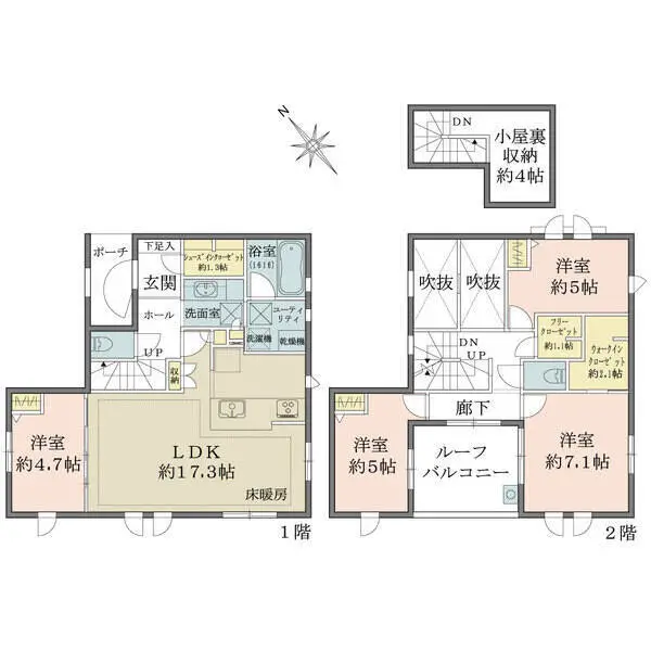千葉市美浜区稲毛海岸２丁目 間取図