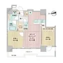 デュオヴェール赤羽Ｅａｓｔ 間取図