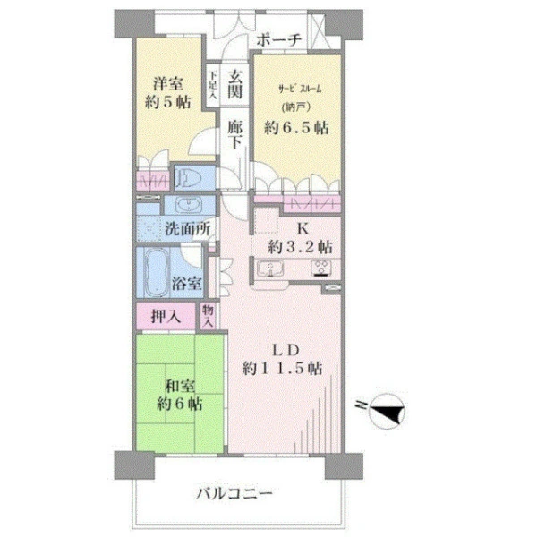 ヨコハマアイランドガーデン 間取図