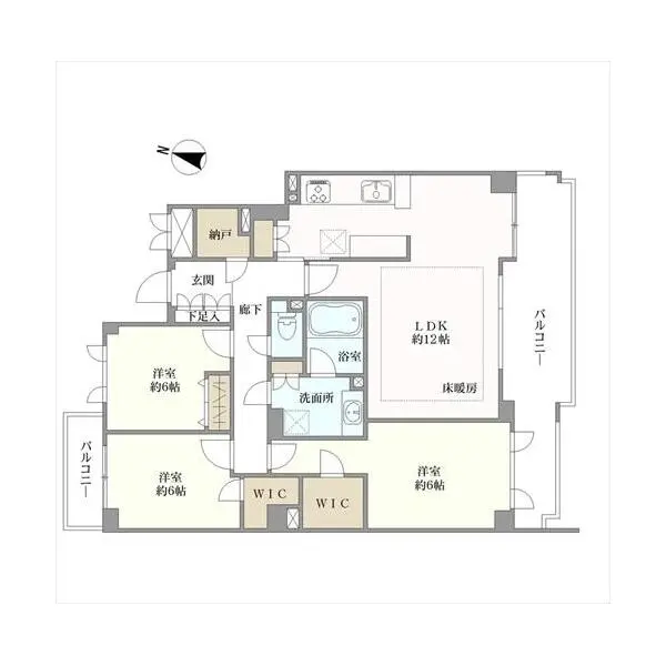 テラス西荻窪 間取図