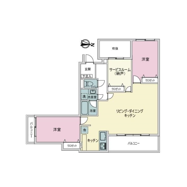 トーア久が原ガーデン 間取図