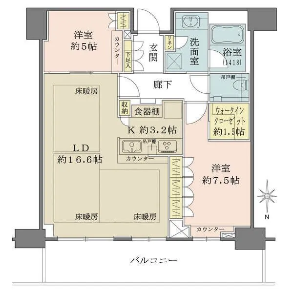グランドメゾン新梅田タワーTHE CLUB RESIDENCE 間取図