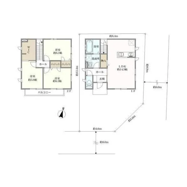 川口市芝下２丁目 間取り図