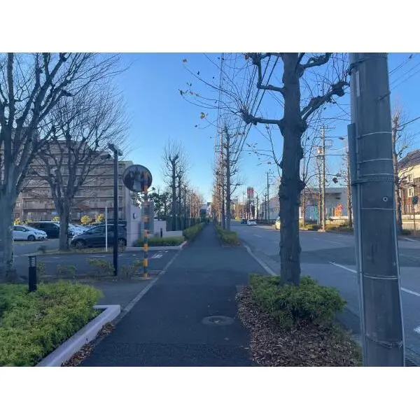 おゆみ野パークハウス弐番館 前面道路