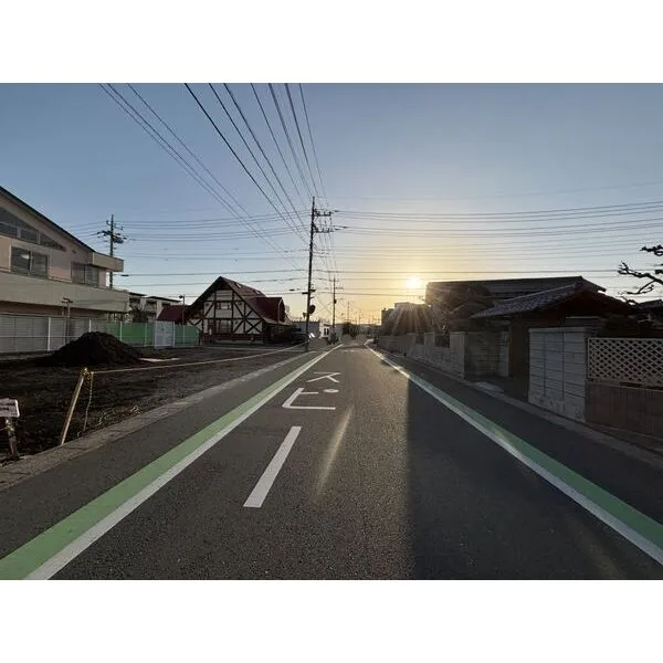 さいたま市北区宮原町1丁目 北側から北側道路