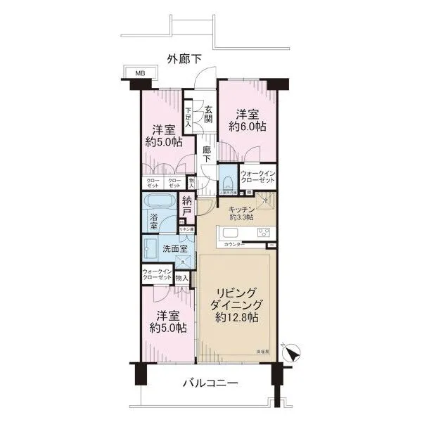 オーベル戸塚 間取図