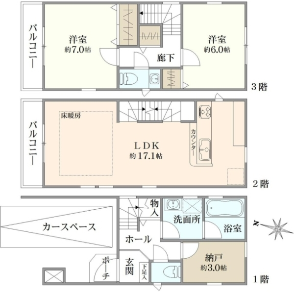 横浜市中区小港町１丁目 間取図