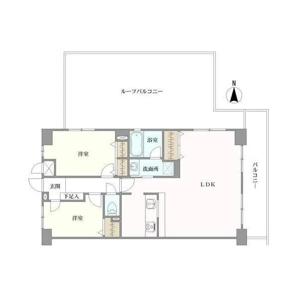ライオンズマンション船堀親水公園 間取図