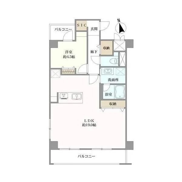 ライオンズマンション西荻窪 間取図