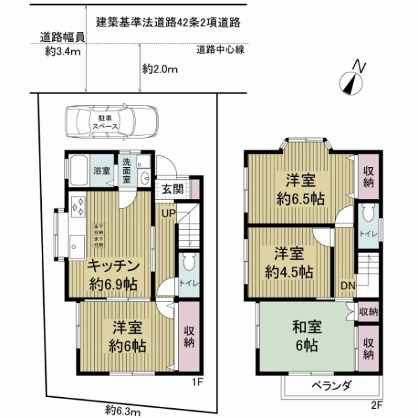 葛飾区柴又１丁目 間取図