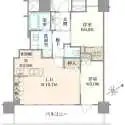パークタワー東雲 間取図