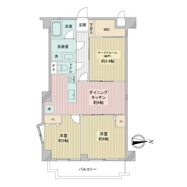 富士見台プラザ 間取図