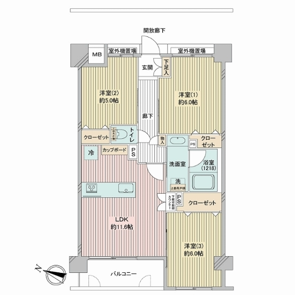 ガーデンホーム笹塚 間取図