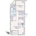 ＧＲＥＥＮ　ＰＡＲＫ東日本橋ＲＥＳＩＤＥＮＣＥ 間取図