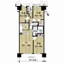 ヴォックスシティ 価格3120万円、専有面積69.30m2、間取り3LDK