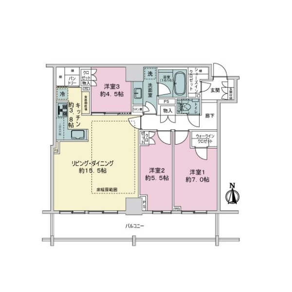 アトラスタワー本郷駅前 間取図