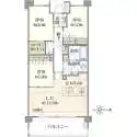 ウエリス井の頭公園 間取図