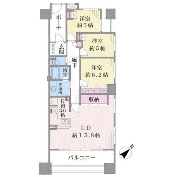 ヨコハマオールパークス　第二街区 間取図